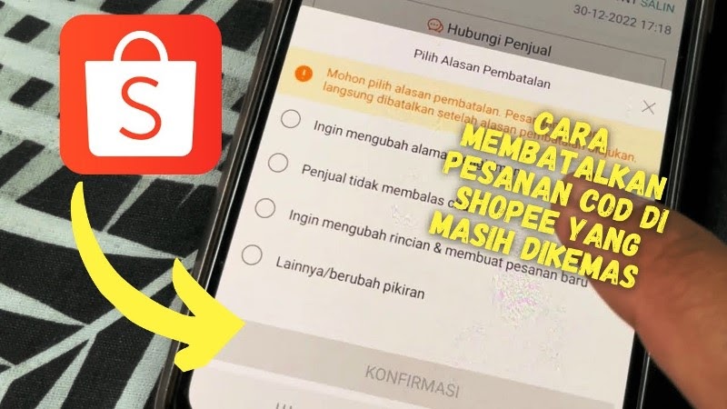 Cara Membatalkan Pesanan di Shopee yang Belum Dibayar - #CaraOnline